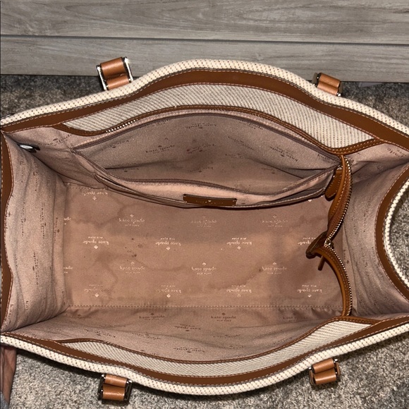 Kate Spade Cream and Tan Tote Bag - Picture 5 of 7